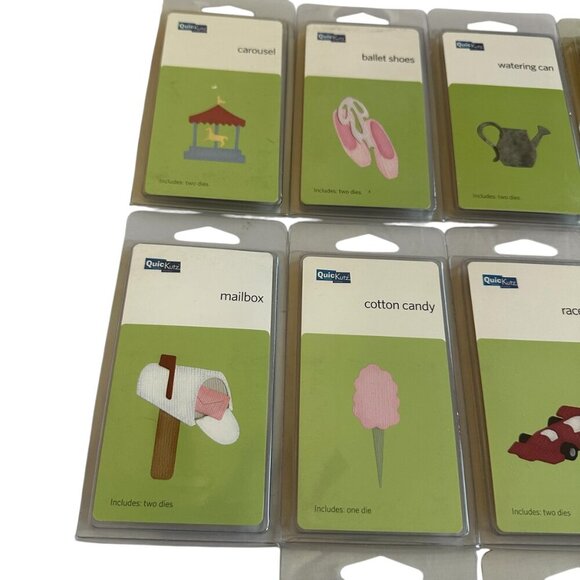 QuickKutz Dies for Hand Tool 13 Different Dies Scrapbooking New in Package - Picture 2 of 10